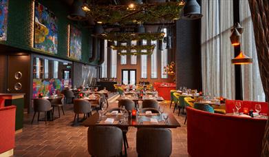 A dining area.