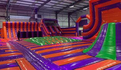 Inflatable play area