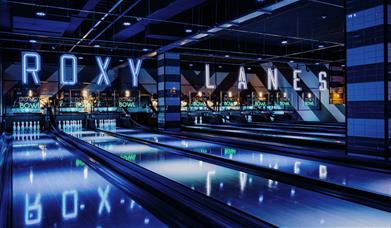 Roxy Lanes bowling alley.